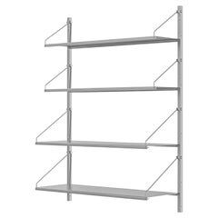 Shelf Library Stainless Steel W80 H1084 Section Shelves by Kim Richardt