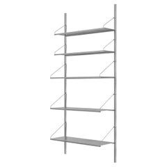 Shelf Library Stainless Steel W80 H1852 Section Shelves by Kim Richardt