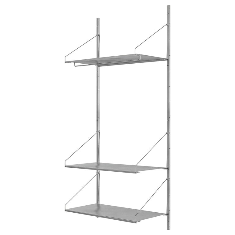Frama Shelf Library Hanger Section H1852 Stainless Steel Shelves by Kim