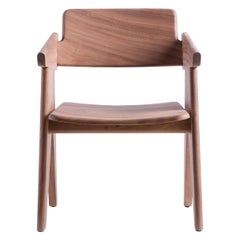 KENA chair, Natural Dark / Black Acacia Wood