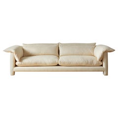 Downing Sofa Handcrafted and Covered in Romo Linara Designed by Master for Lemon