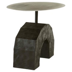 Wood and Metal Sculpture Coffee Table II by Rooms Studio