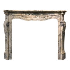 Antique Marble Fireplace 19th Century