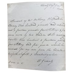 Historische Autographen und Briefe des britischen Adels