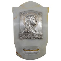 French Art Deco Virgin Holy Water, 1930s