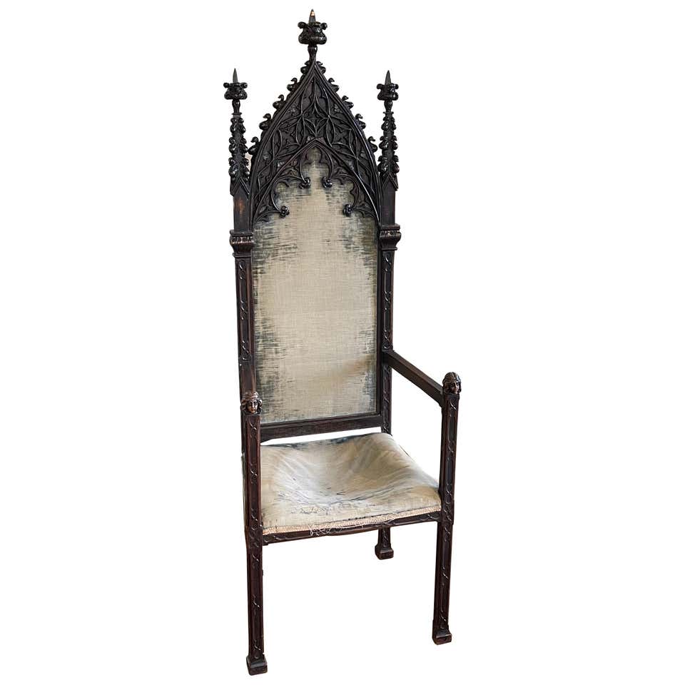 Gothic Revival Seating - 104 For Sale at 1stDibs | gothic rocking chair ...