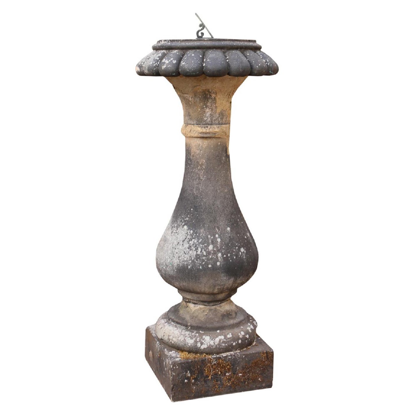 Antique Carved York-Stone Sundial For Sale