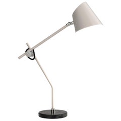 Hartau Table Matte White Table Lamp with Shades by Studio D'Armes
