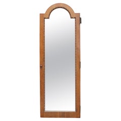 Vintage Oak Door Mirror