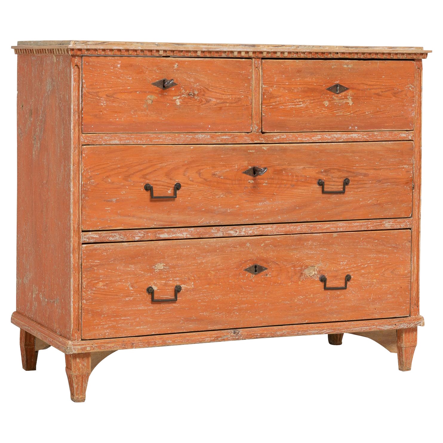 Late 18th Century Swedish Gustavian Neoclassical Chest of Drawers