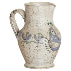 French Ceramic Pitcher by Gustave Reynaud