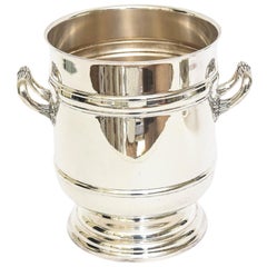 Christofle Retro Gallia Silver Plate Ice or Champagne Bucket Barware