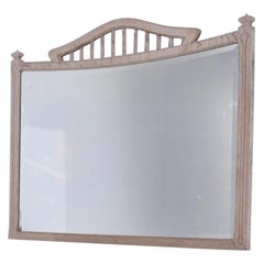1920s French Mirror with Oak Frame