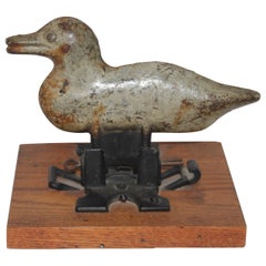 Antique 19th C Target Shoot Duck