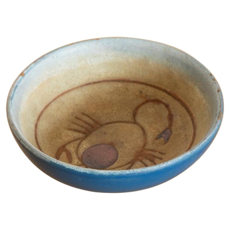 French Ceramic Scorpion Dish by Vallauris