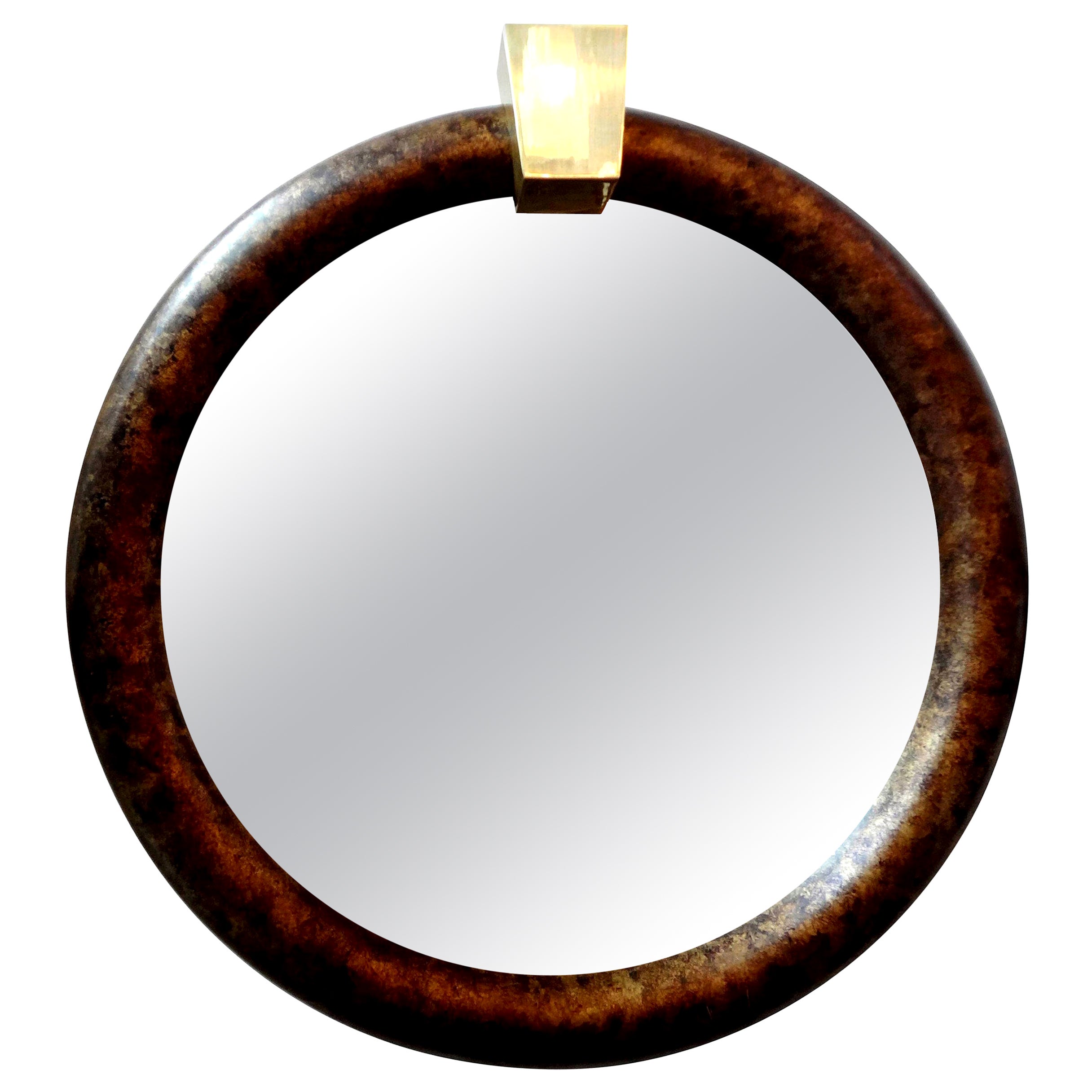 Faux Tortoise Mirror 31 x 43 at 1stDibs