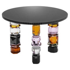 Reflections Copenhagen Orlando Table in Multicolor Crystal