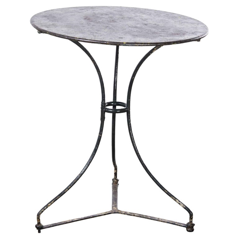 1950's French Small Round Gueridon Table '1354' For Sale at 1stDibs