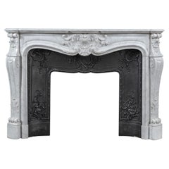 Perfect Parisian Louis XV Fireplace Mantel