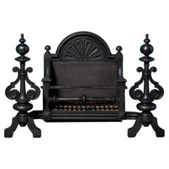 Used Victorian Period Cast Iron Fire Grate
