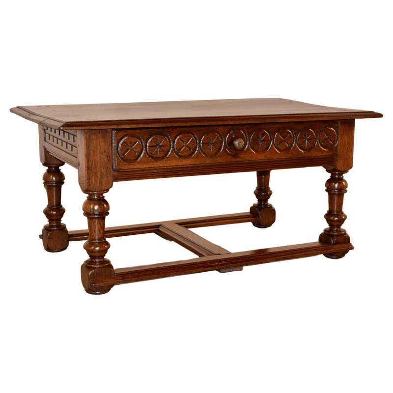 19th Century British Colonial Teak Coffee Table at 1stDibs