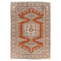 Handgefertigter persischer Veece-Teppich in Zimmergröße aus der Mitte des 20. Jahrhunderts