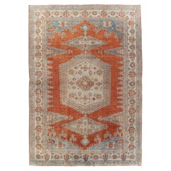 Vintage Mid-20th Century Handmade Persian Veece Large Room Size Carpet