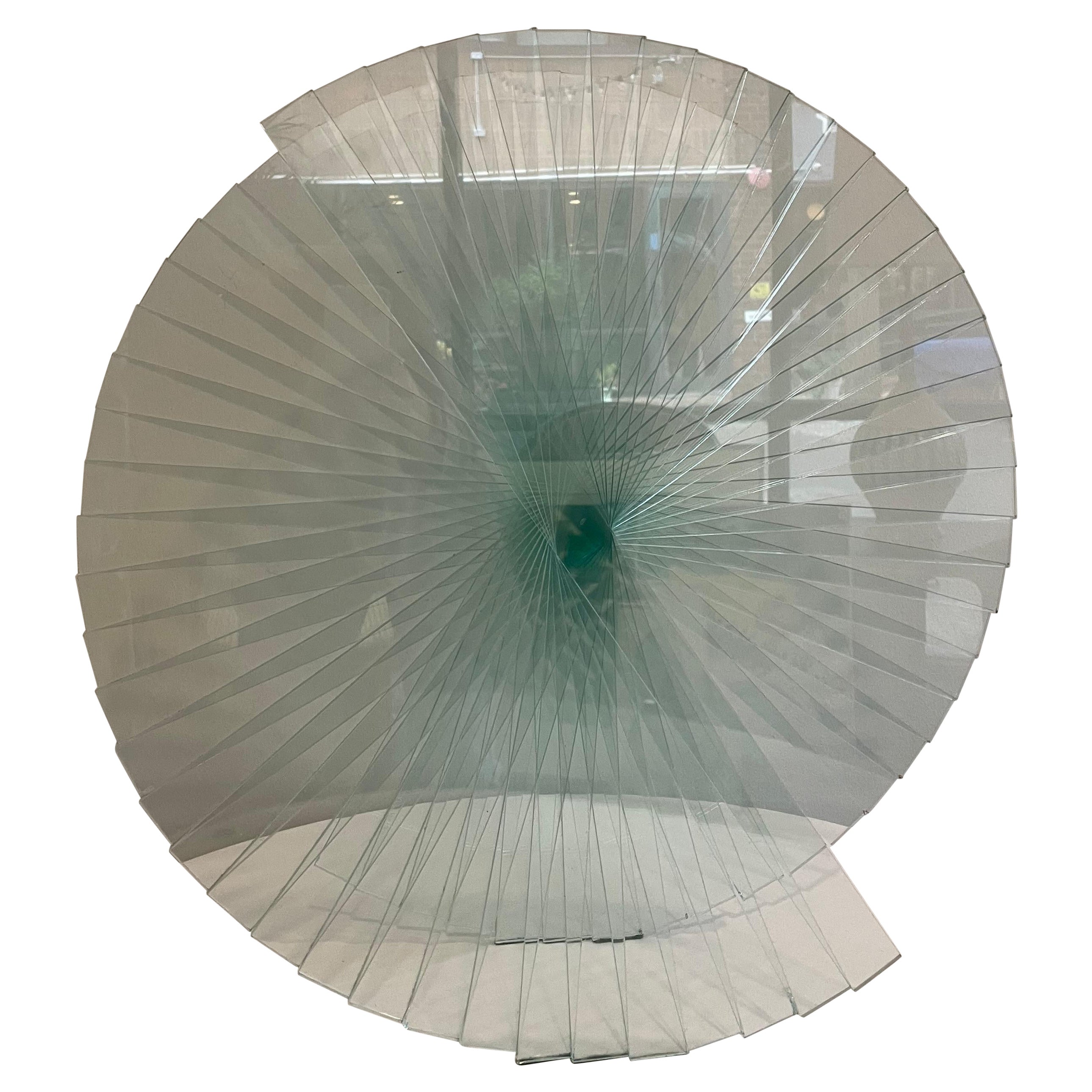 Runstadler Studios "Spiral Motion" Glass Sculpture For Sale