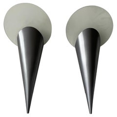 Cone Design Luxury Pair of Sconces by Baulmann Leuchten, 1980s, Germany
