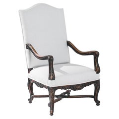 1860s French Upholstered Armchair