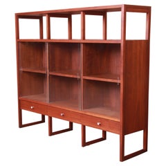 Paul McCobb Walnut Bookcase or Wall Unit, 1960s