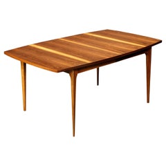 Table de salle à manger à rallonge extensible Brasilia de Broyhill Premiere avec 3 rallonges, signée, années 1960