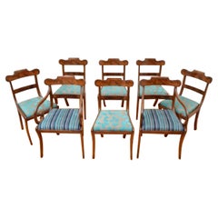 Exceptional Set of 8 William IV Dining Chairs