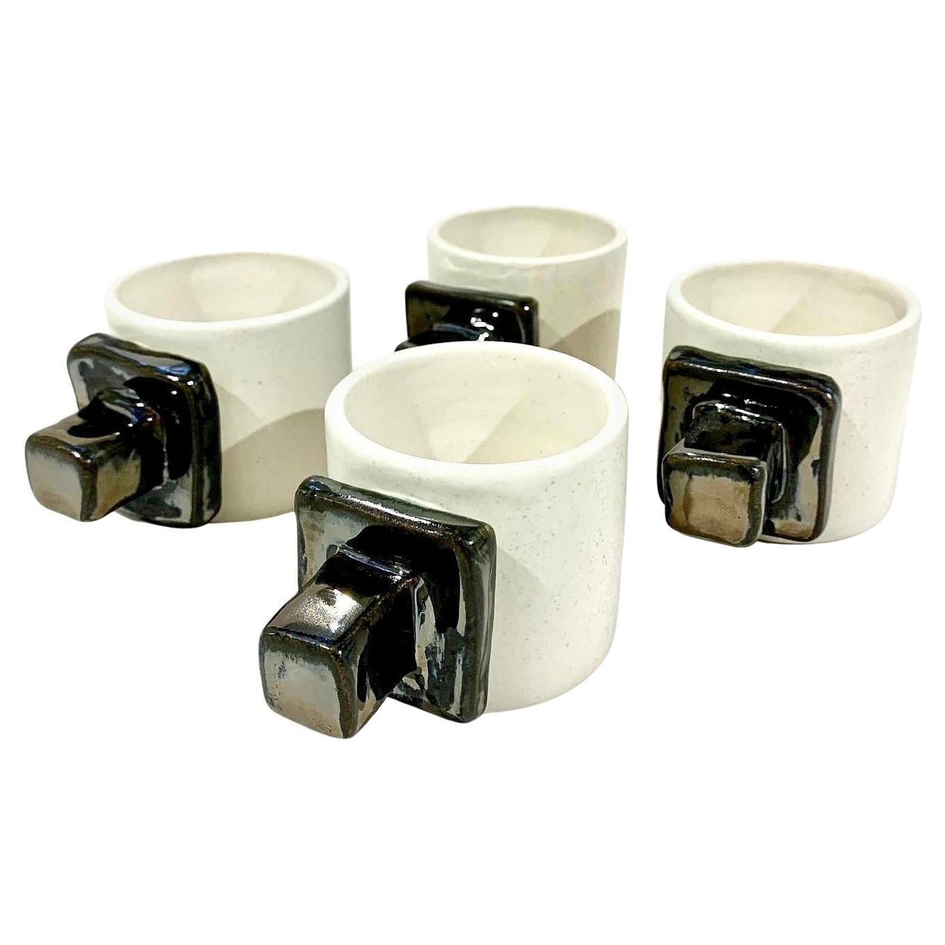 BIB Square Handle Espresso Set of Four, by Stef Duffy