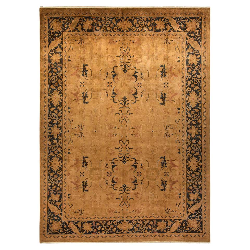Contemporary Texture Area Rug with Transitional Style with Raised ...