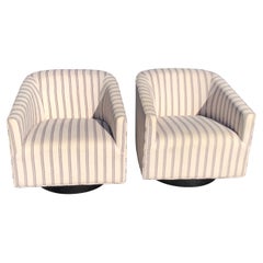 Pair of Swivel Cube Chairs