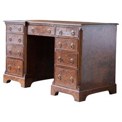 19th Century Burr Walnut Desk