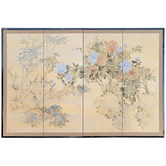 Chinese Folding Screen Hand Painted