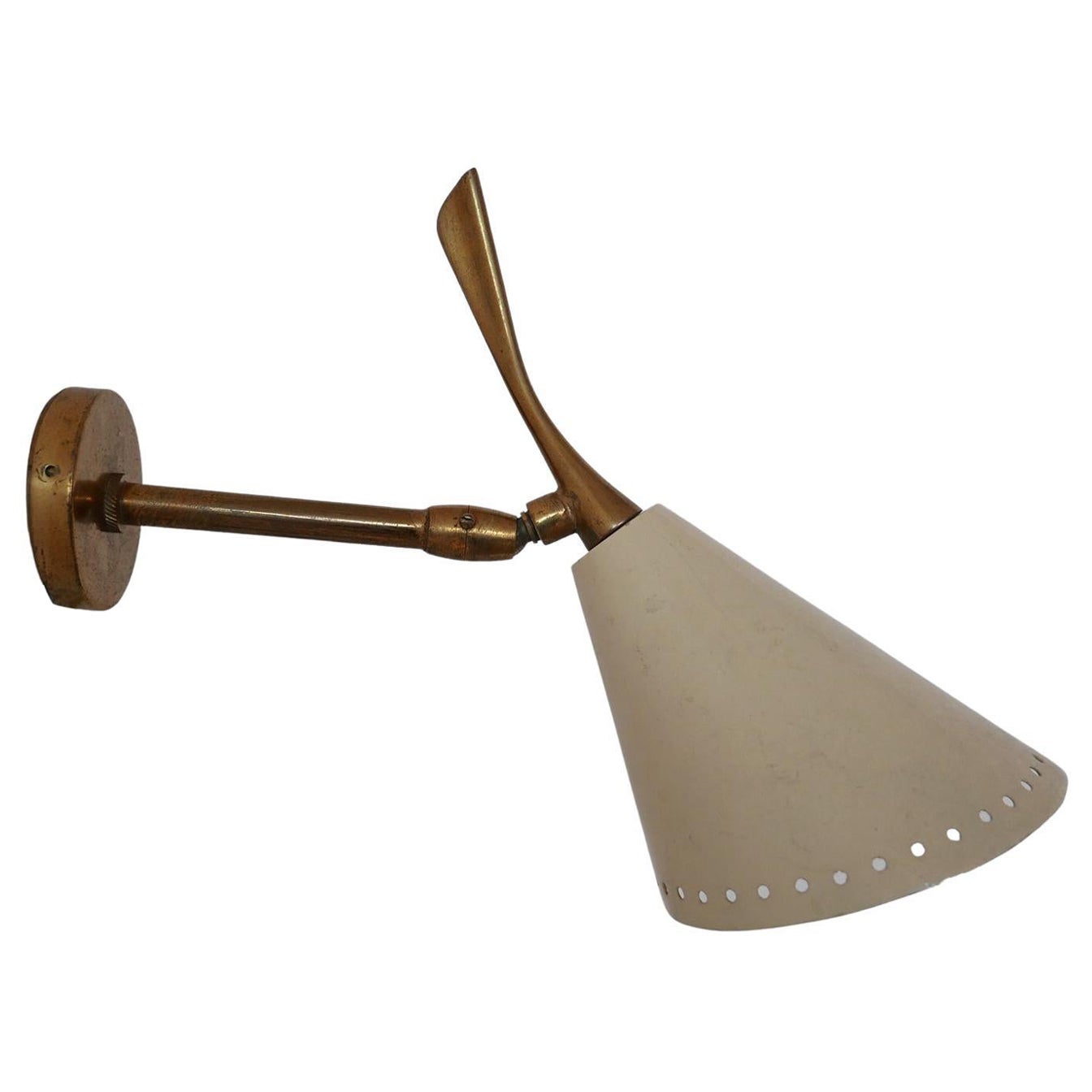 Oscar Torlasco Mid-Century Italian Wall Light for Lumen