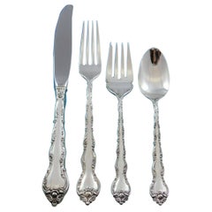 Feliciana by Wallace Sterling Silver Flatware Set for 12 Service 55 Pieces