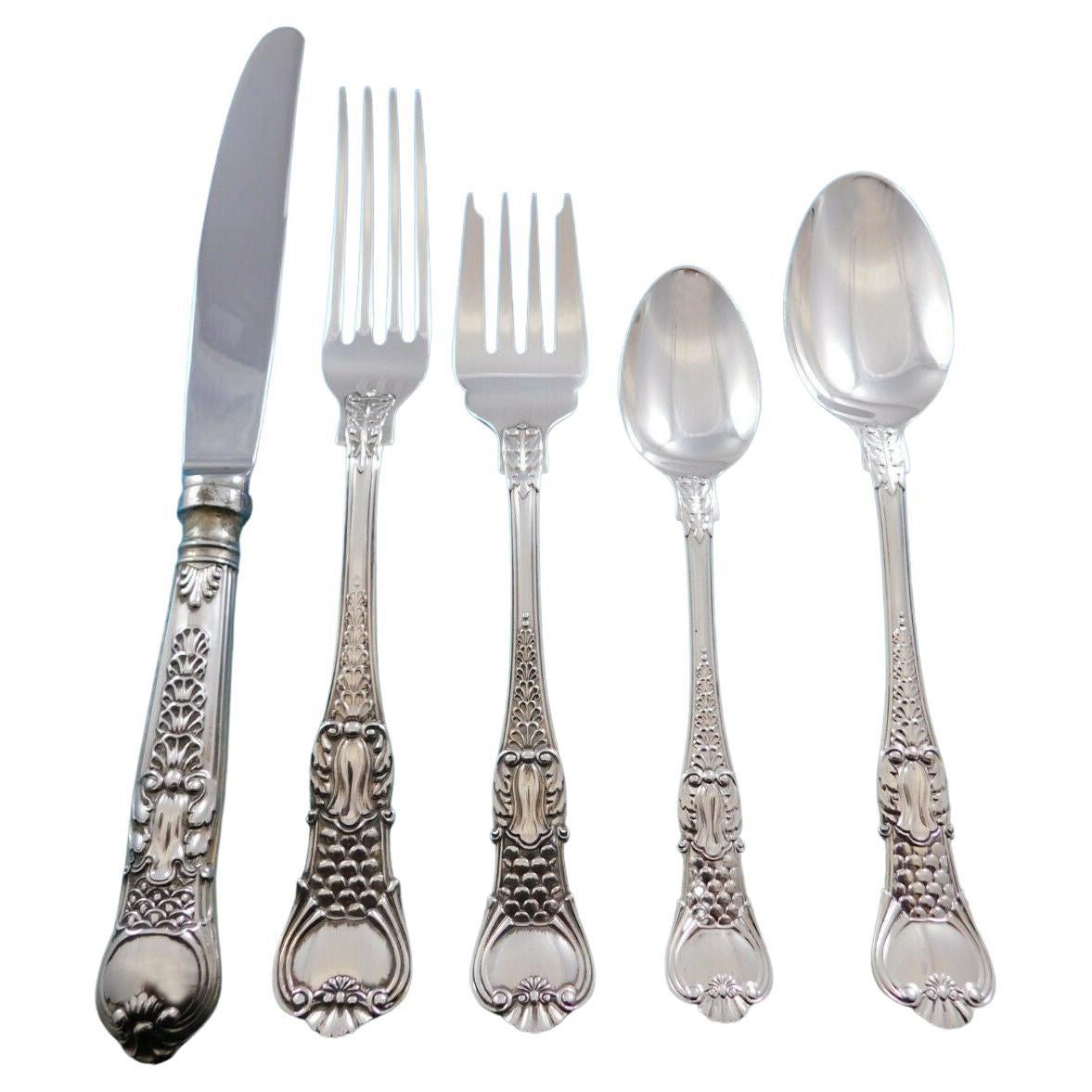Ensemble de couverts en argent sterling Coburg par Wallace, 8 services, 40 pièces