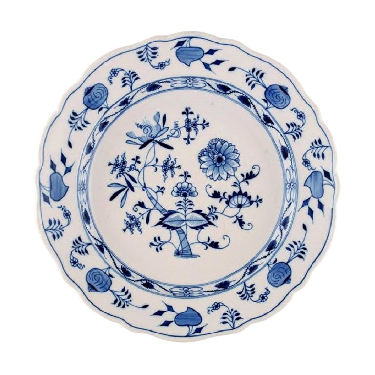 Stadt Meissen Blue Onion Pattern, Large Bowl, Mid-20th Century For Sale