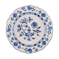 Stadt Meissen Patrón Cebolla Azul, Cuenco grande, Mediados del S. XX