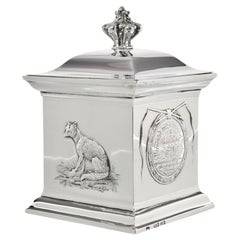 Victorian Silver Hunting Theme Box
