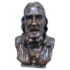 Bronzebüste von Armand Petersen, Bronze