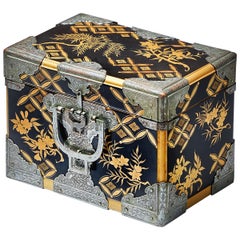 Miniature Hasamibako Travelling Chest Edo Period Late 18th Early 19th Century