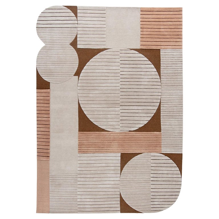 Cc-tapis Le Tapis Nomade Brown Rug by Atelier De La Troupe For Sale at  1stDibs