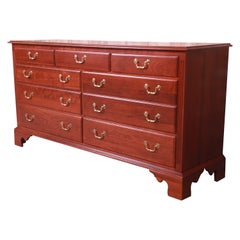 Georgian Cherry Wood Dresser, Newly Refinished