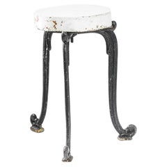 Turn of the Century French Metal Stool