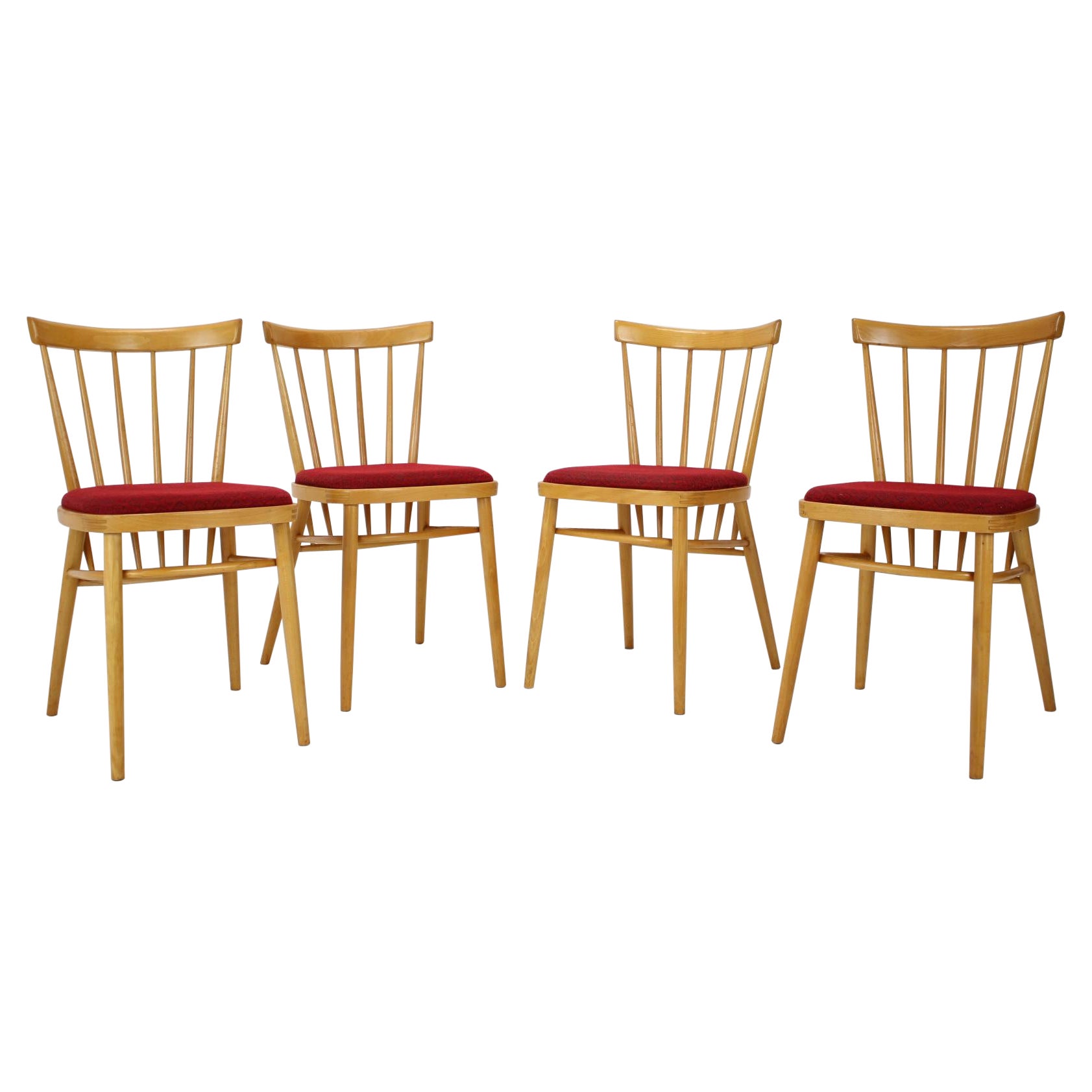 Set of Four Dining Chairs/Tatra Pravenec, 1970's For Sale